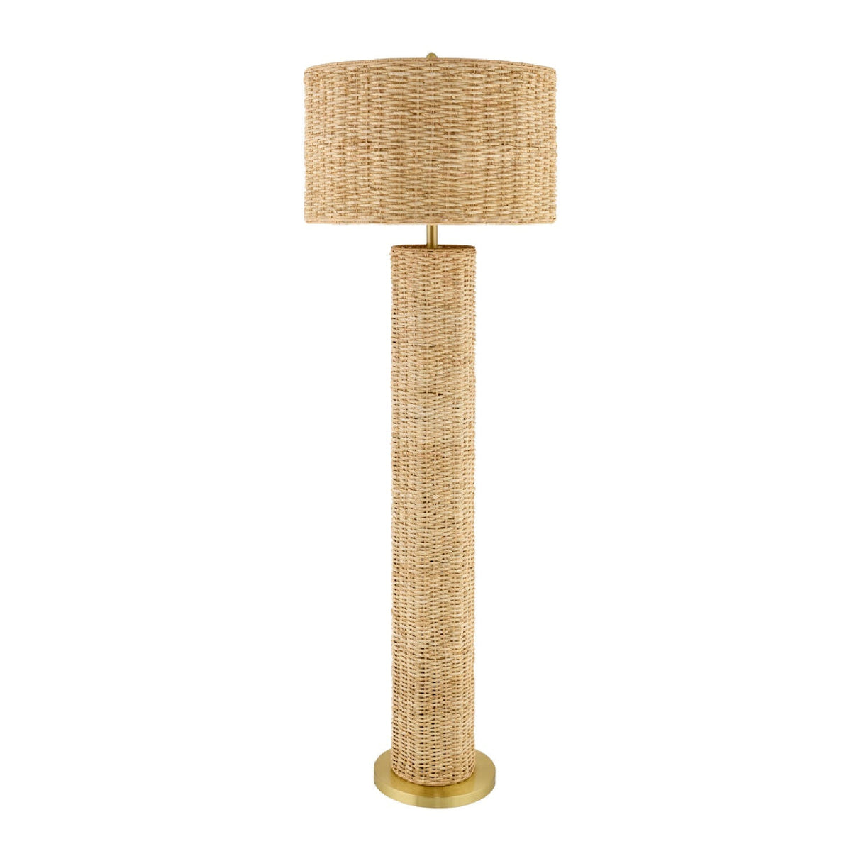 Modern European furniture - Woven Rattan Accent Floor Lamp - www.oroa.com