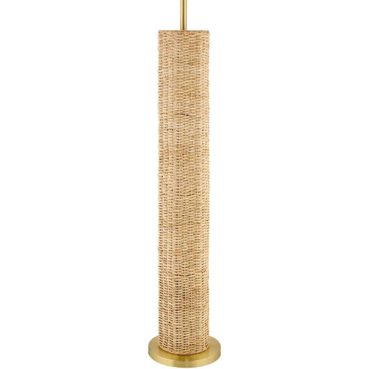 Modern European furniture - Woven Rattan Accent Floor Lamp - www.oroa.com
