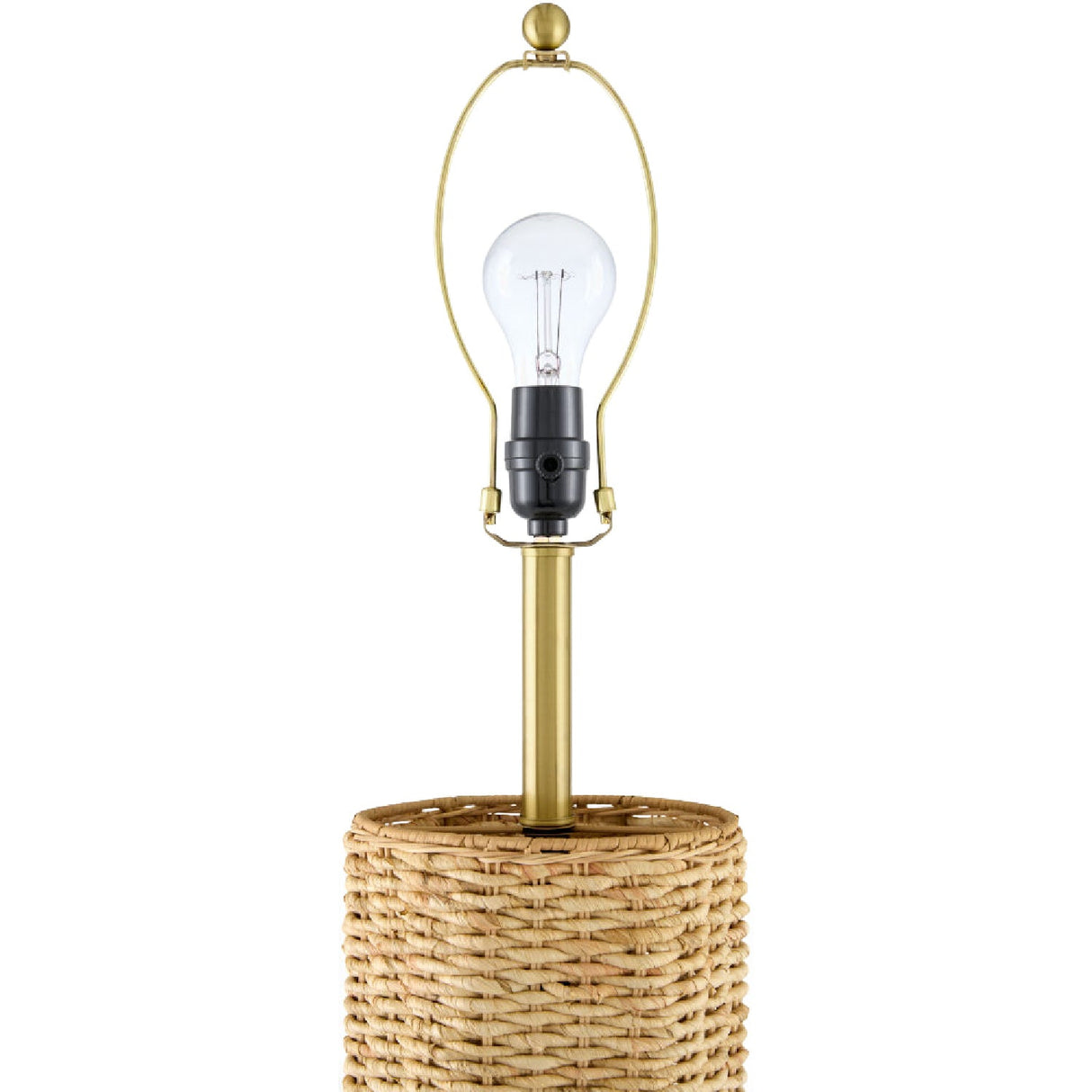 Modern European furniture - Woven Rattan Accent Floor Lamp - www.oroa.com
