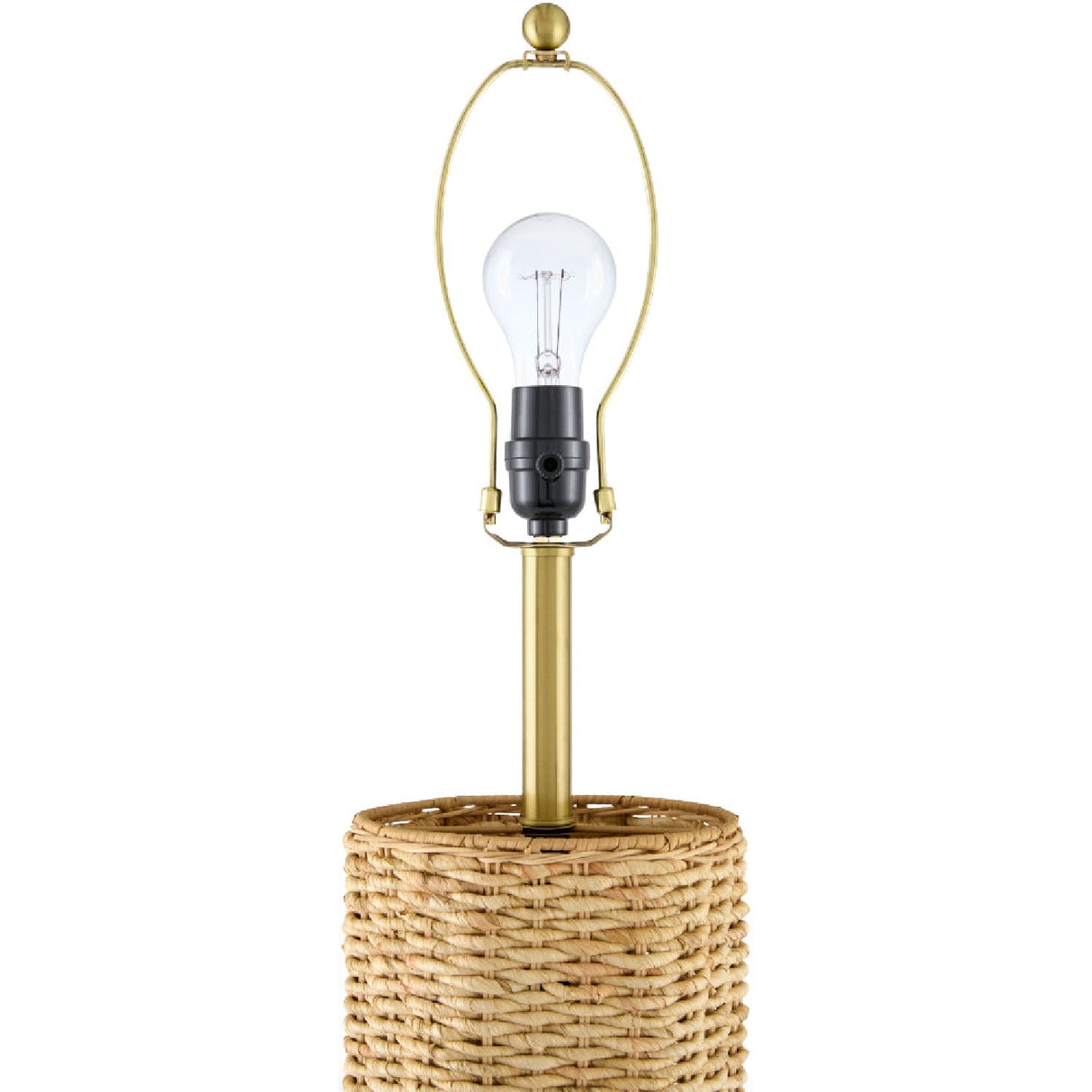 Modern European furniture - Woven Rattan Accent Floor Lamp - www.oroa.com