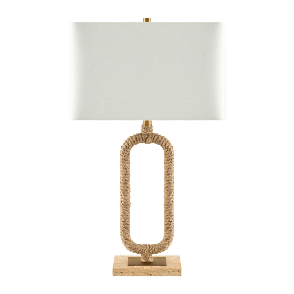Modern European furniture - Natural Hemp Wrapped Table Lamp - www.oroa.com
