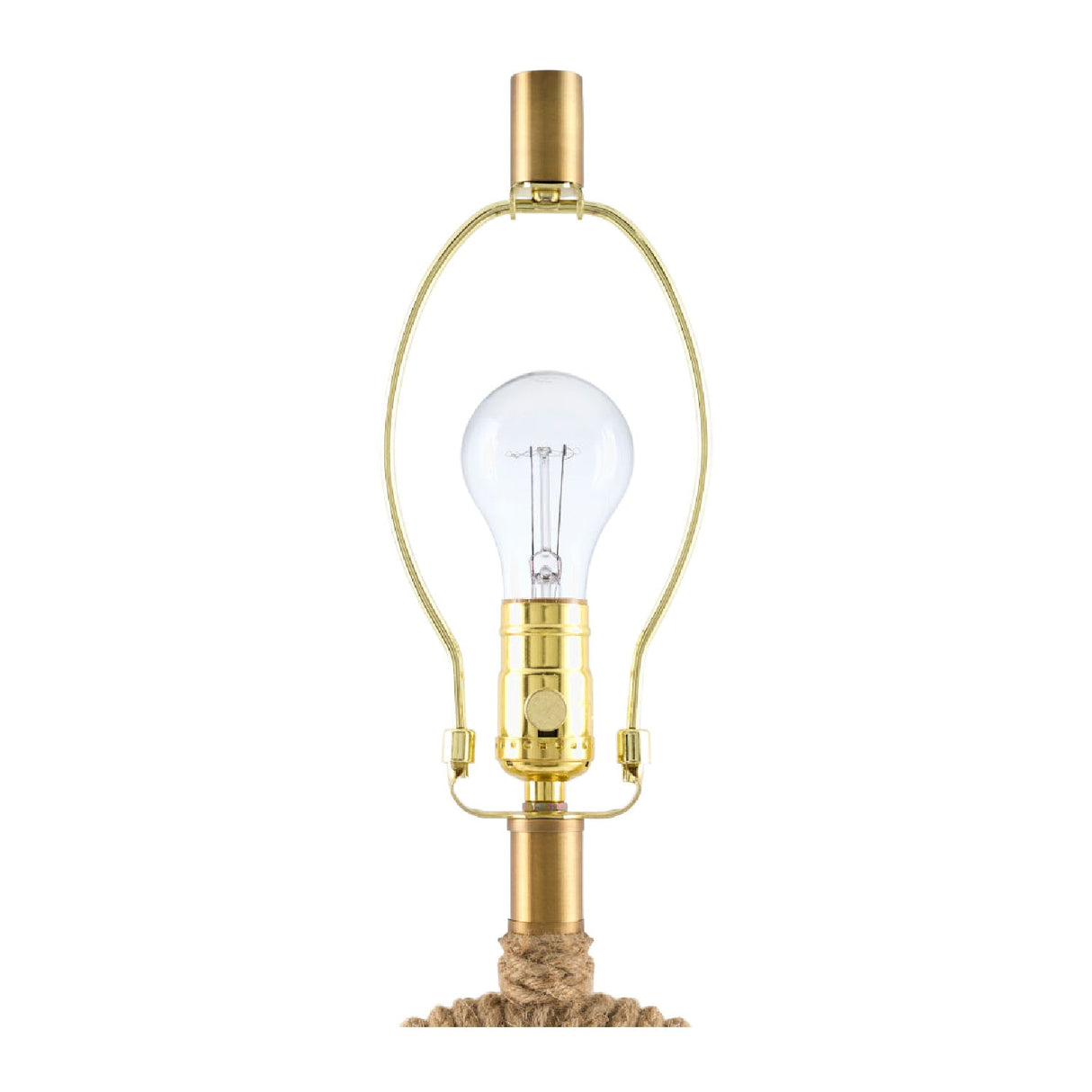 Modern European furniture - Natural Hemp Wrapped Table Lamp - www.oroa.com