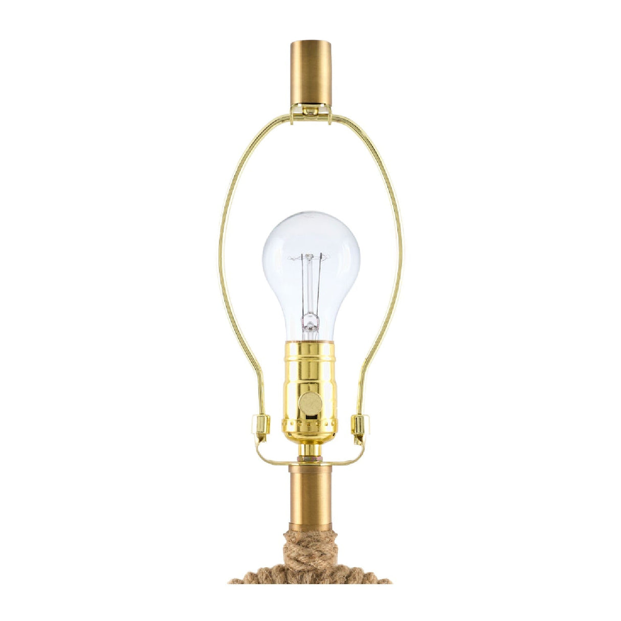 Modern European furniture - Natural Hemp Wrapped Table Lamp - www.oroa.com