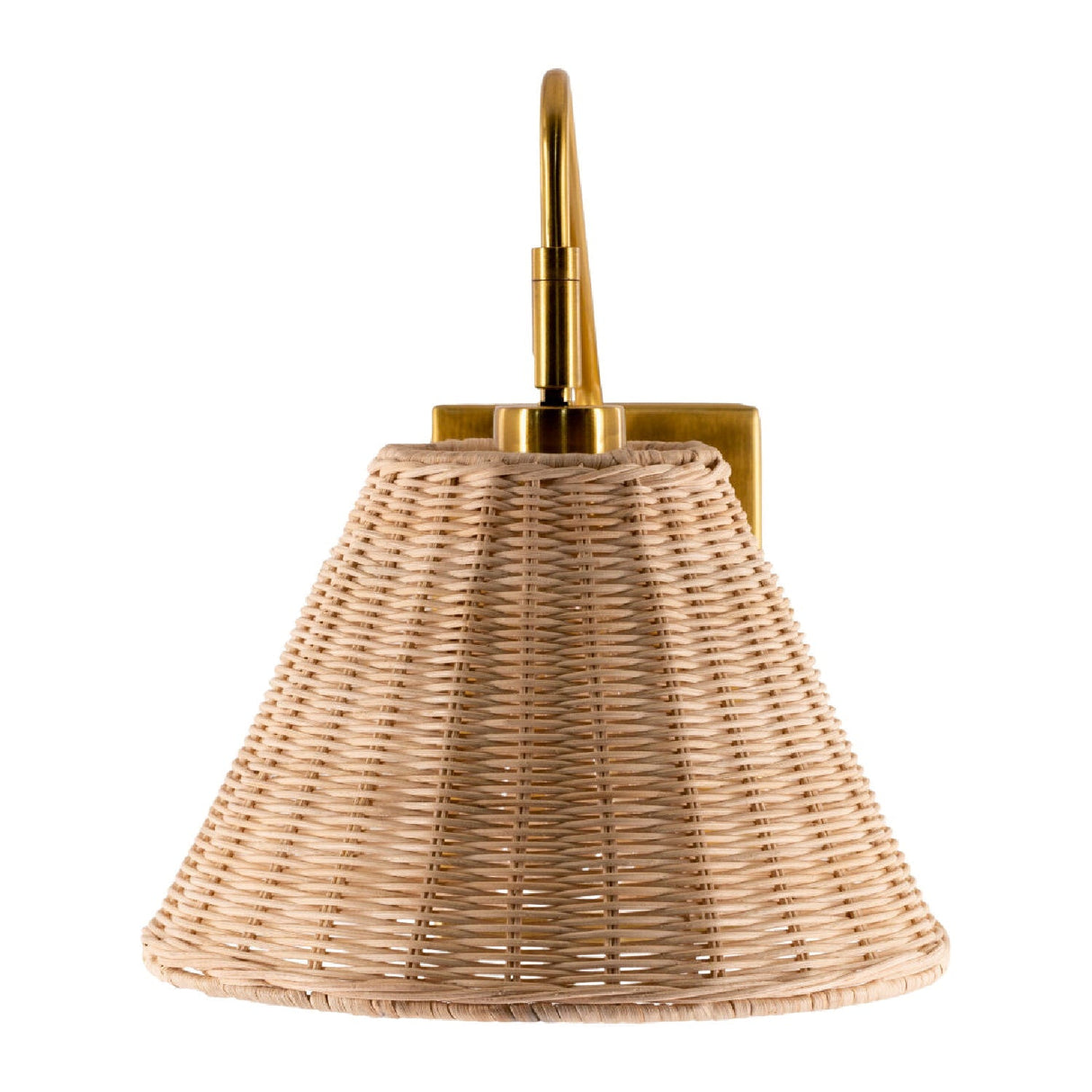 Modern European furniture - Natural Rattan Wall Lamp - www.oroa.com