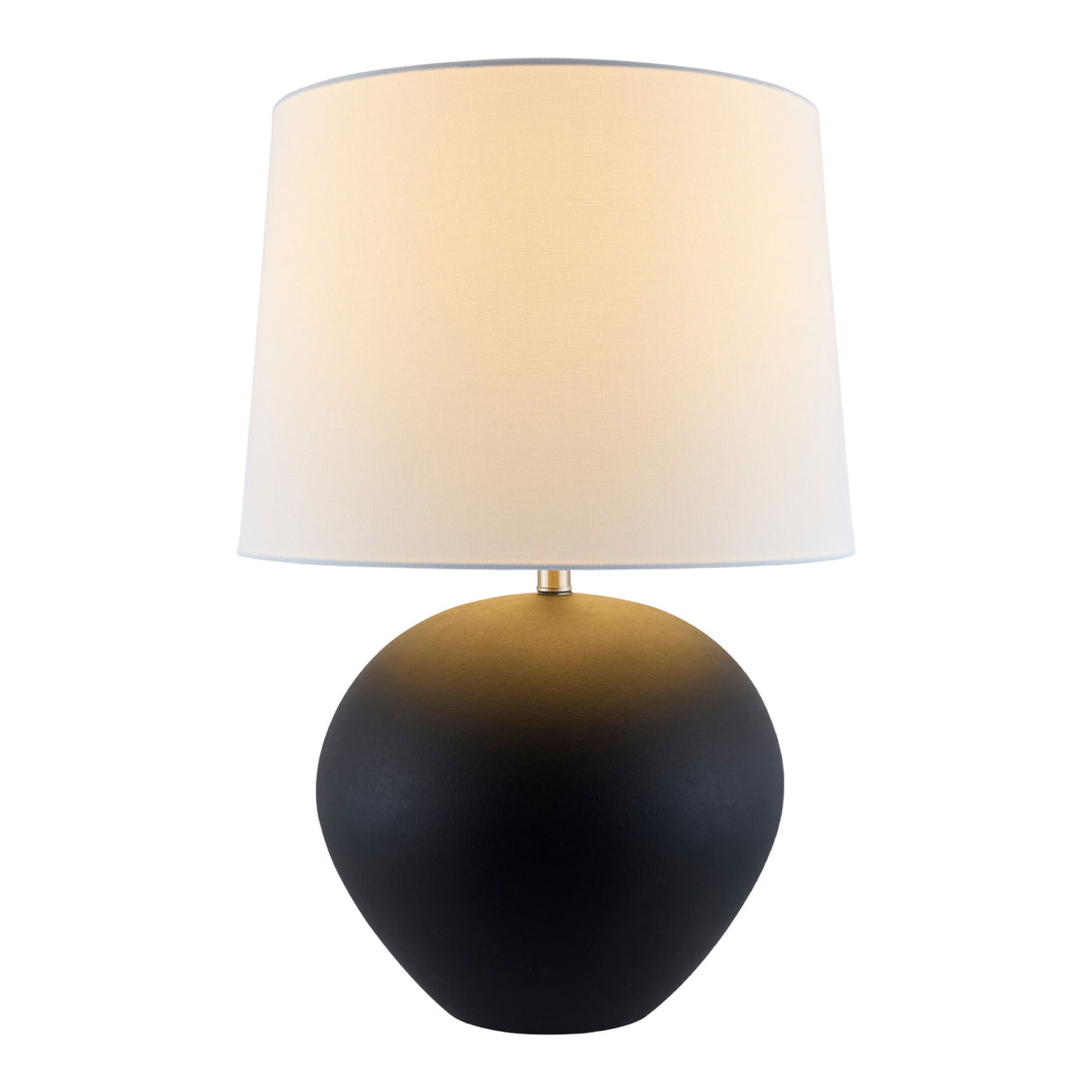 Glazed Ceramic Linen Table Lamp | Oroa.com