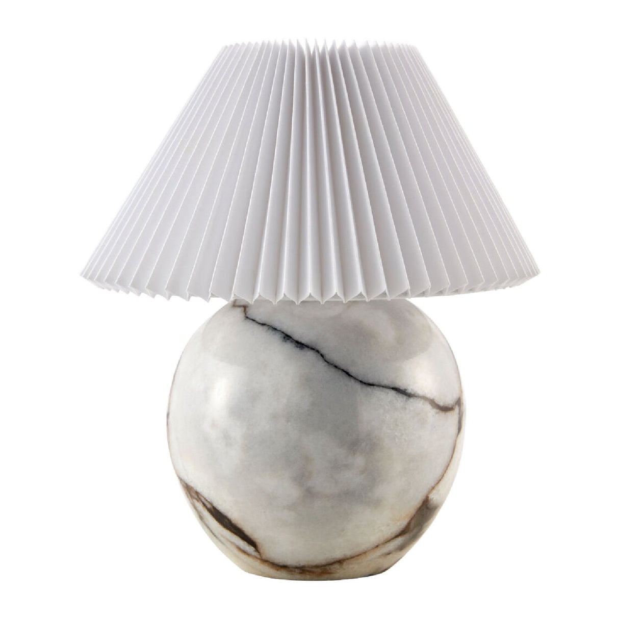 Modern European furniture - Round Marble Accent Table Lamp - www.oroa.com