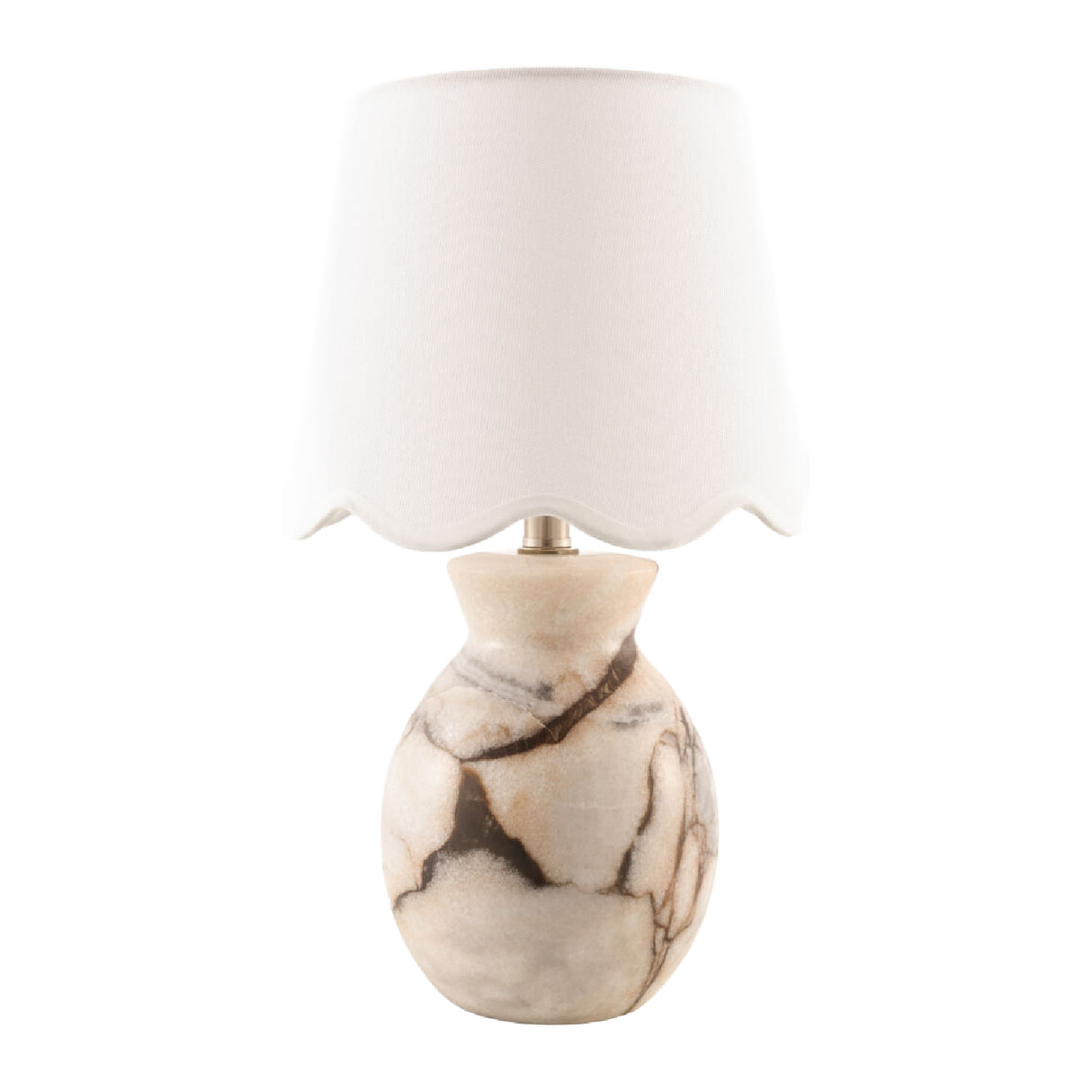 Modern European furniture - Natural Brown Marble Table Lamp - www.oroa.com