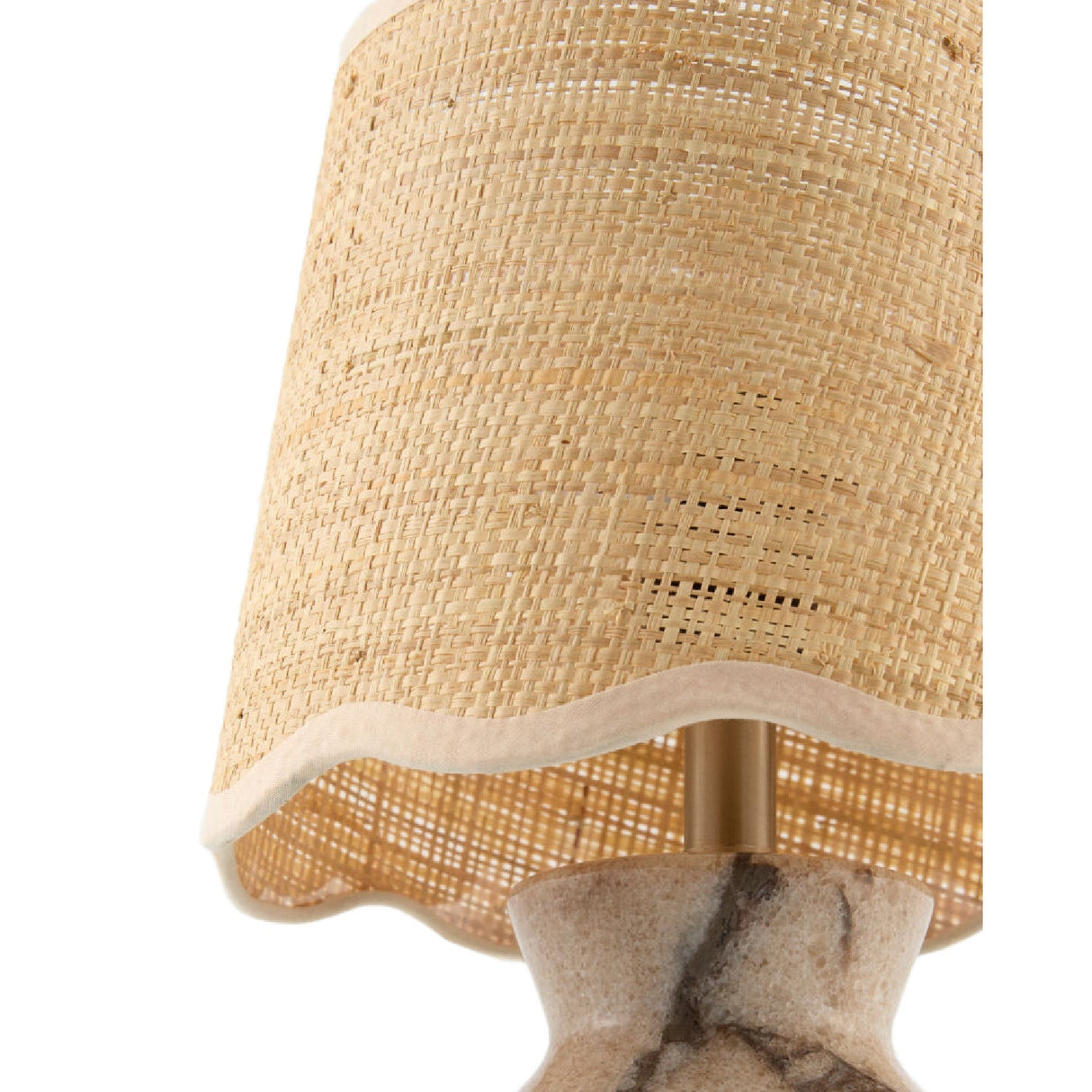 Modern European furniture - Natural Brown Marble Table Lamp - www.oroa.com
