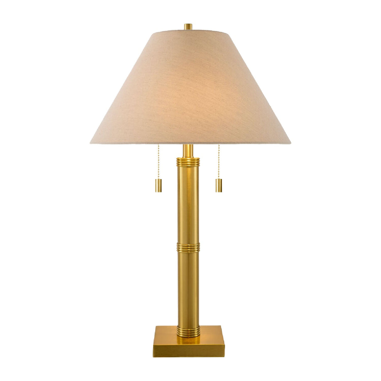Modern European furniture - Taupe Linen Accent Table Lamp - www.oroa.com