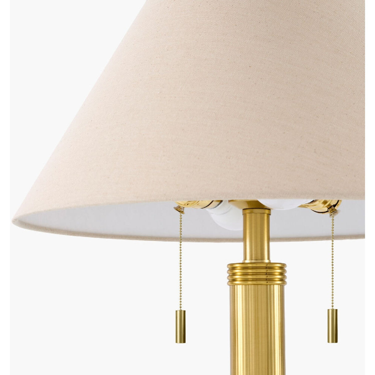 Modern European furniture - Taupe Linen Accent Table Lamp - www.oroa.com