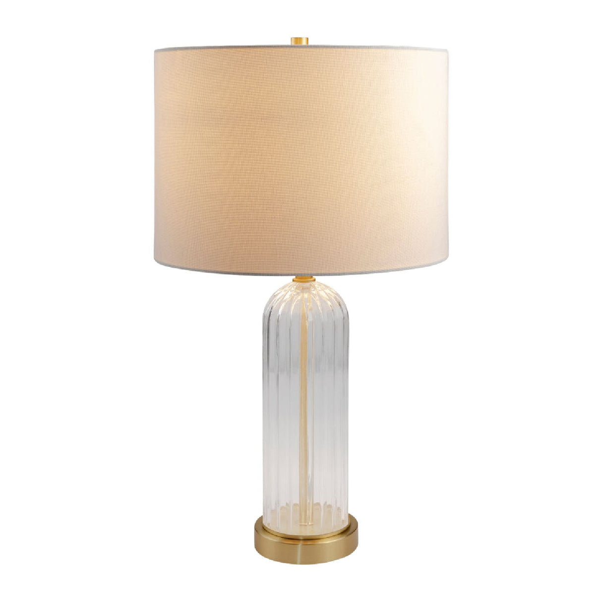Modern European furniture - Glass Base Accent Table Lamp - www.oroa.com