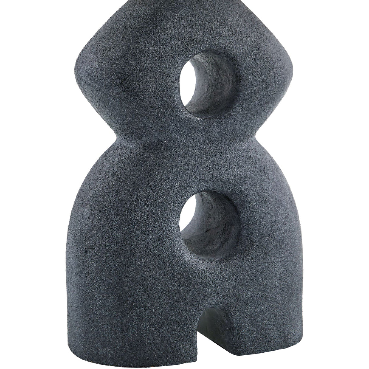 Modern European furniture - Black Sculptured Base Table Lamp - www.oroa.com