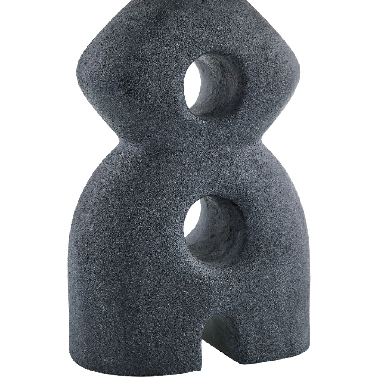 Modern European furniture - Black Sculptured Base Table Lamp - www.oroa.com