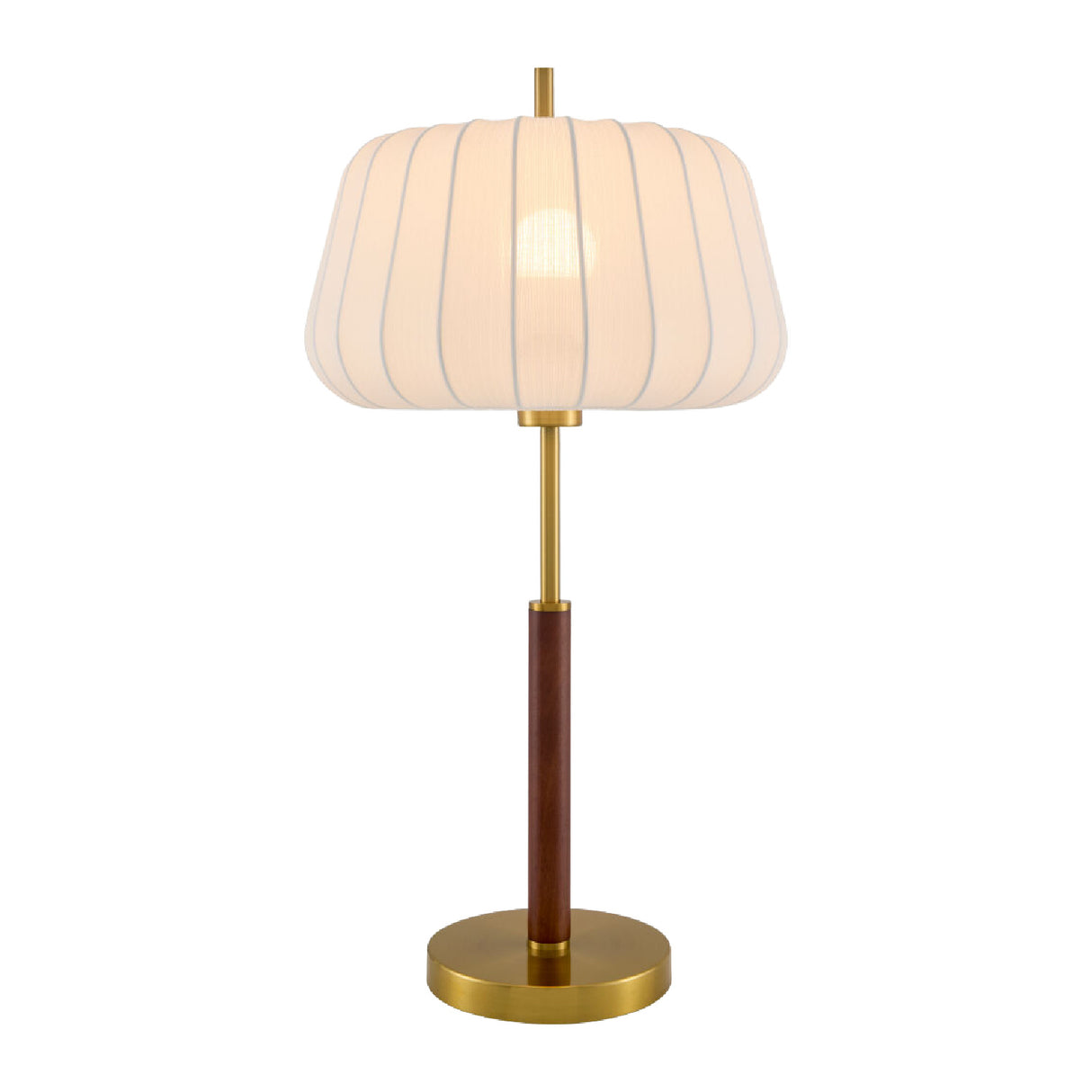 White Cotton Accent Table Lamp | Oroa.com