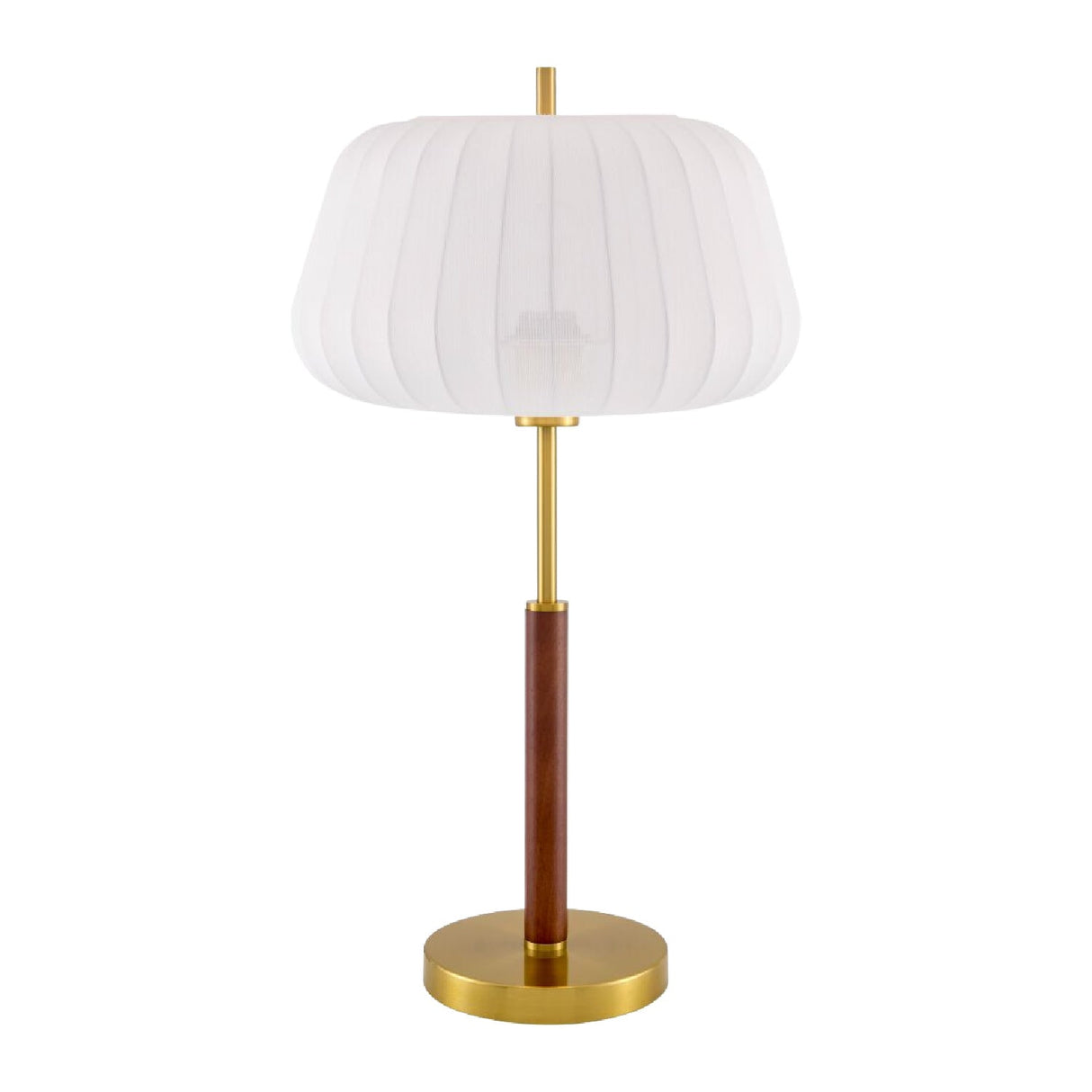 Modern European furniture - White Cotton Accent Table Lamp - www.oroa.com