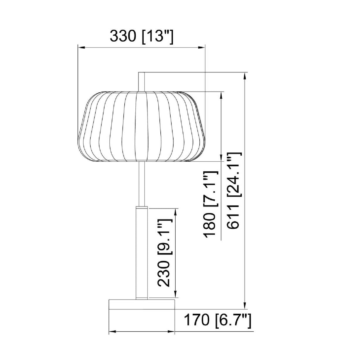 Modern European furniture - White Cotton Accent Table Lamp - www.oroa.com