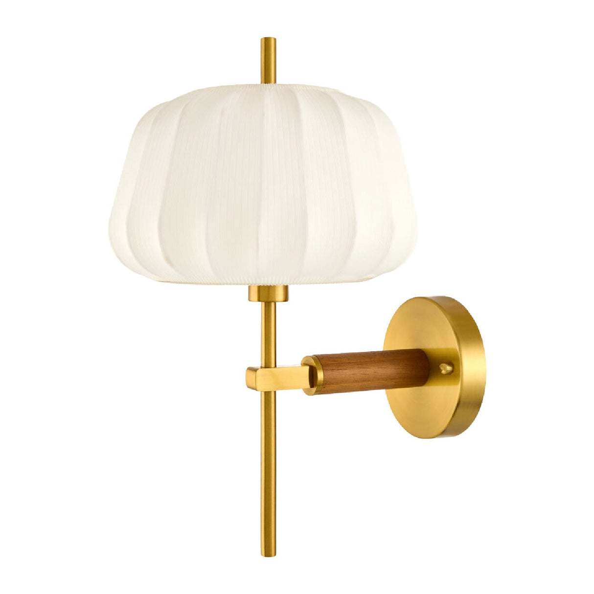 Modern European furniture - White Cotton Accent Wall Lamp - www.oroa.com