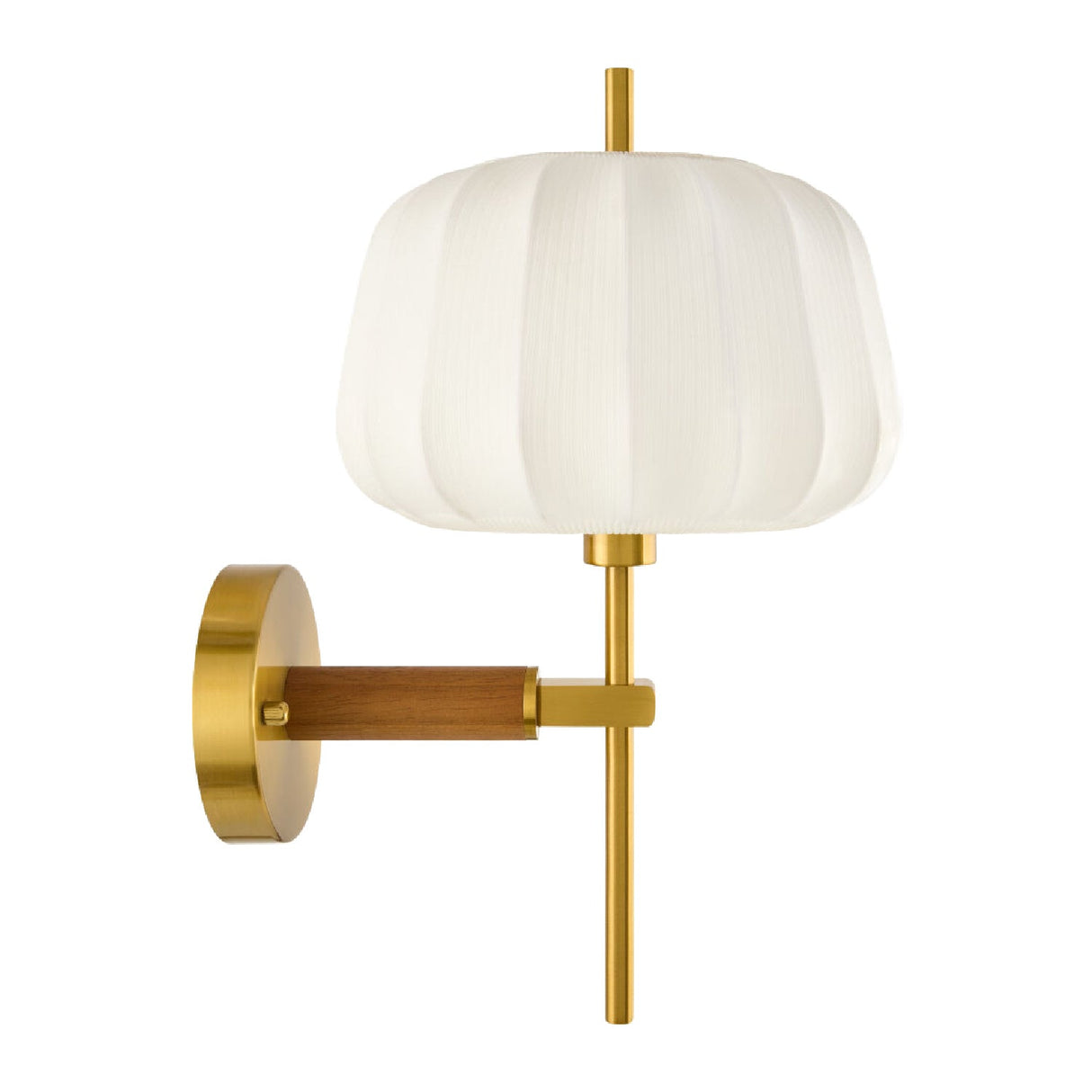 Modern European furniture - White Cotton Accent Wall Lamp - www.oroa.com
