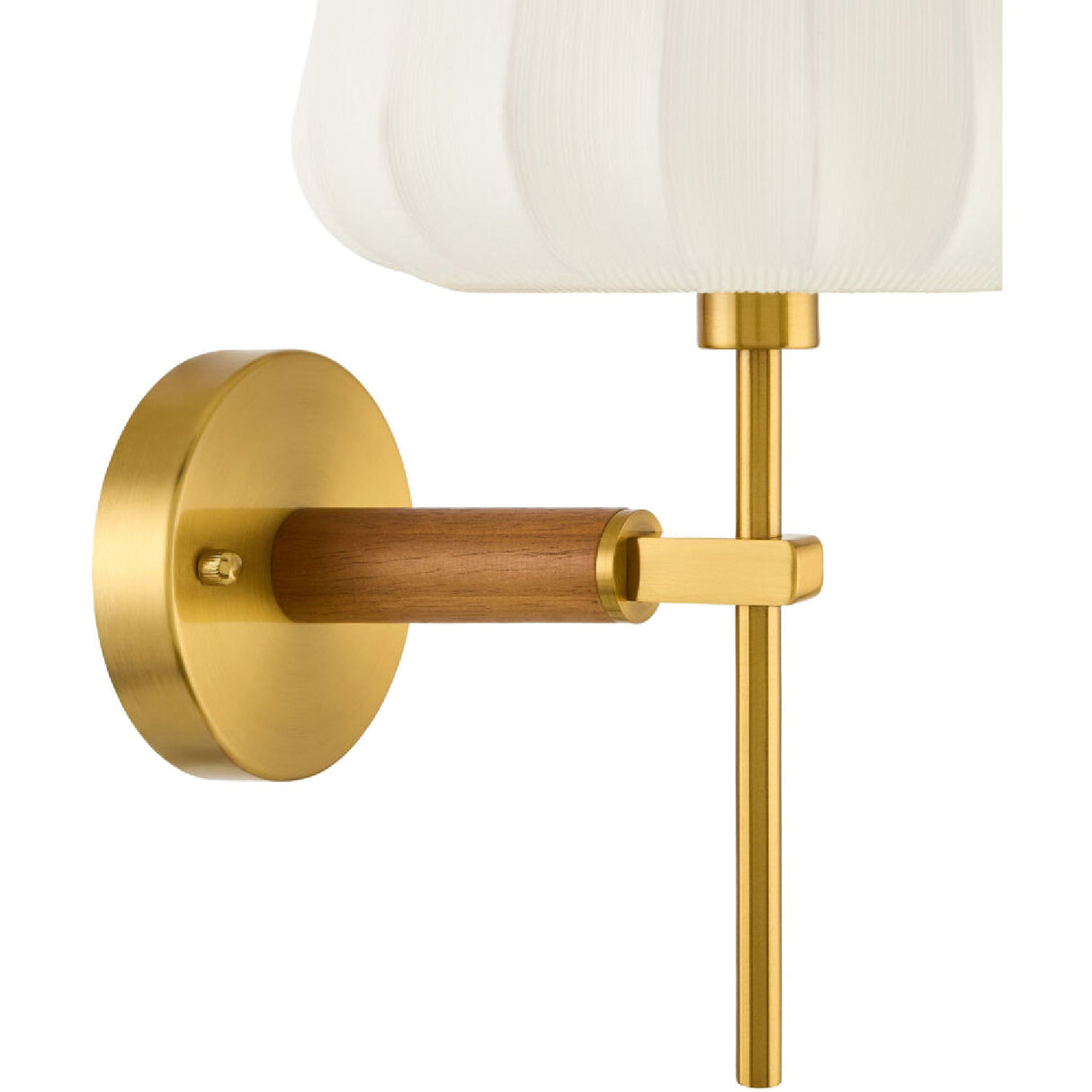 Modern European furniture - White Cotton Accent Wall Lamp - www.oroa.com