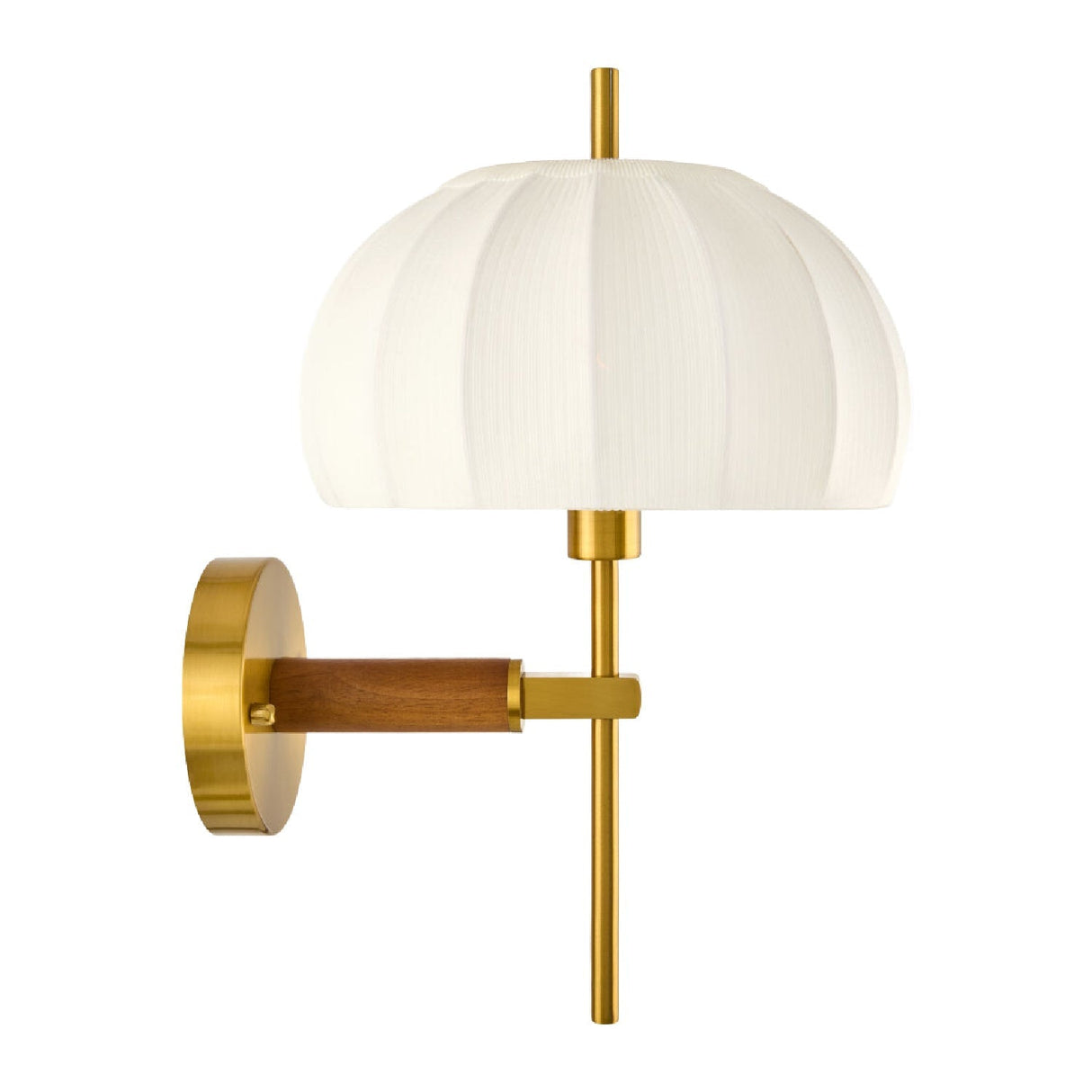Modern European furniture - White Cotton Accent Wall Lamp - www.oroa.com