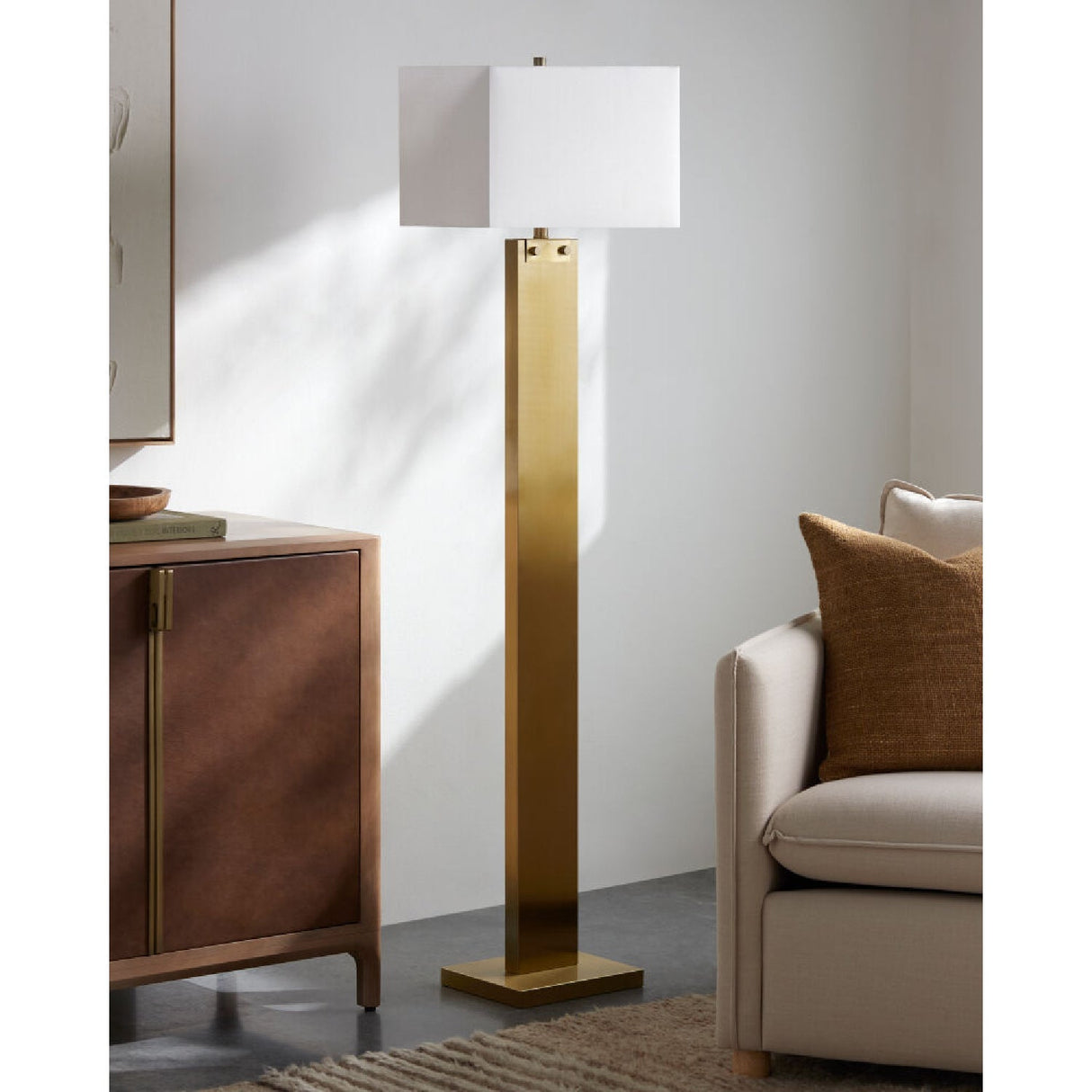 Modern European furniture - Gold Base Accent Floor Lamp - www.oroa.com