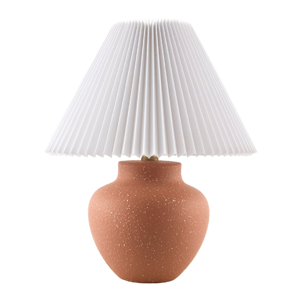 Modern European furniture - Glazed Red Ceramic Table Lamp - www.oroa.com