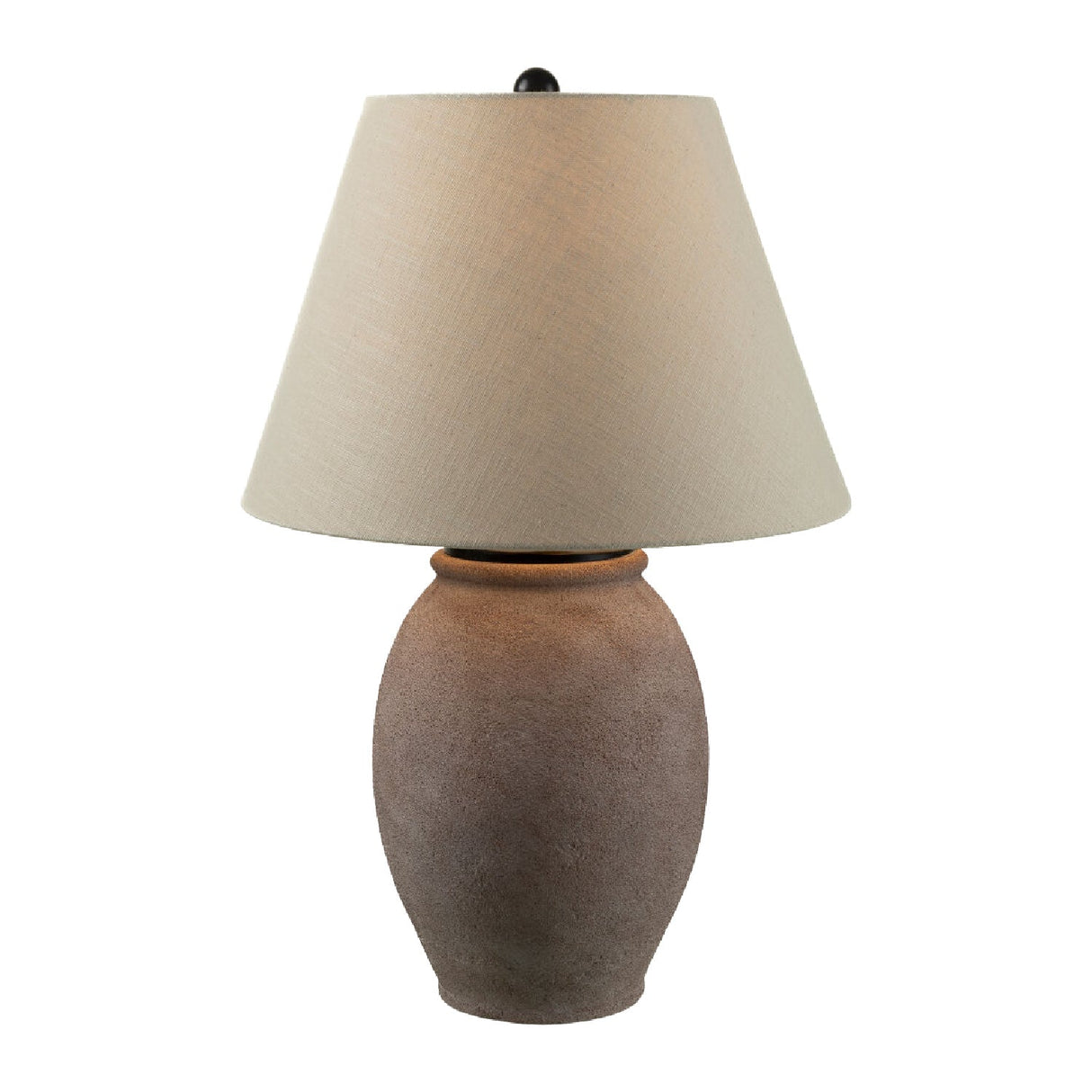 Modern European furniture - Brown Cement Accent Table Lamp - www.oroa.com