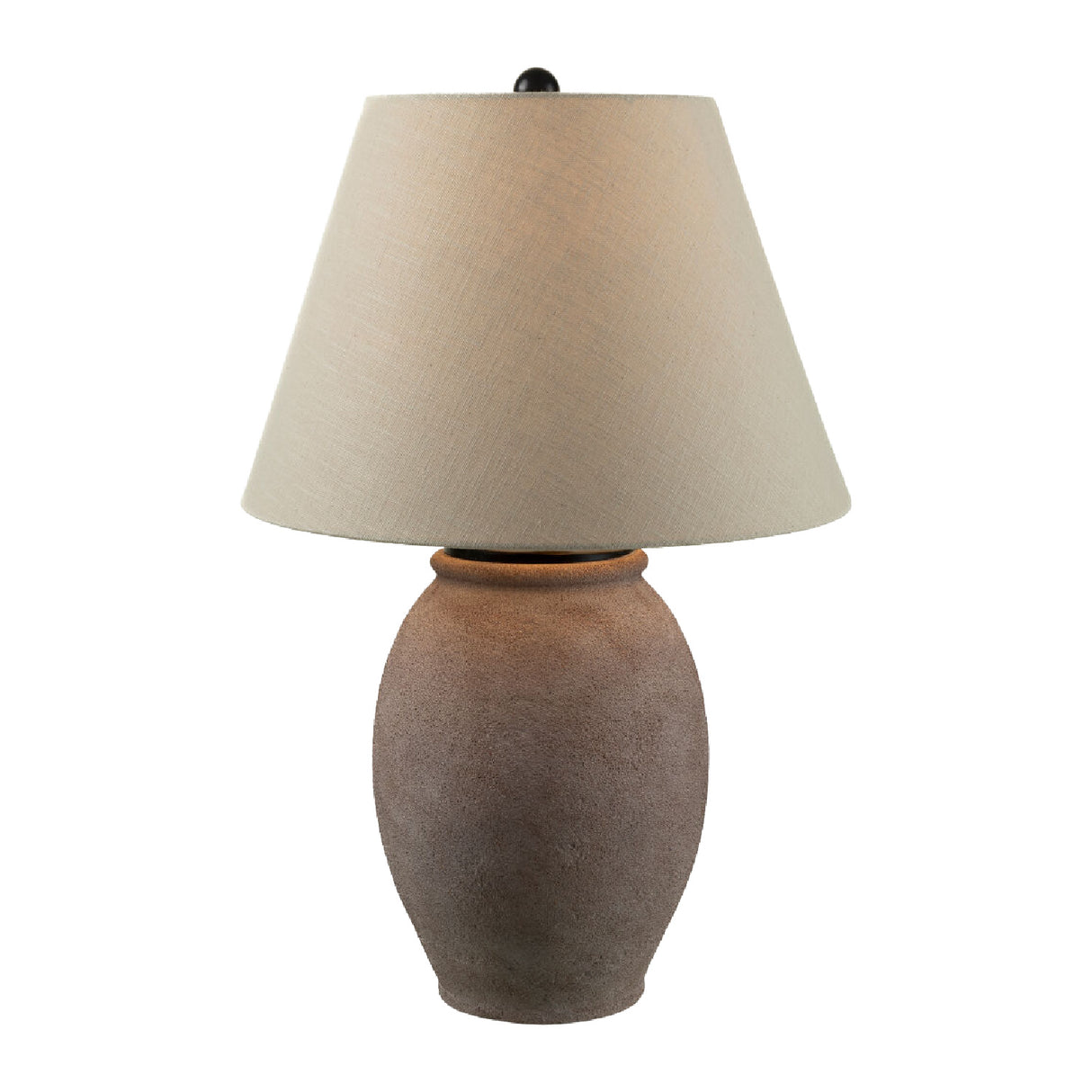 Modern European furniture - Brown Cement Accent Table Lamp - www.oroa.com