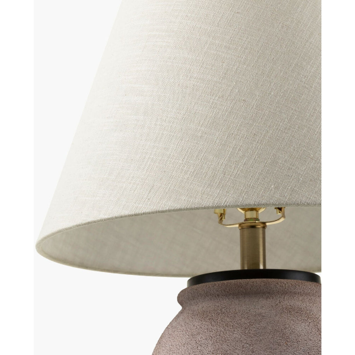 Modern European furniture - Brown Cement Accent Table Lamp - www.oroa.com