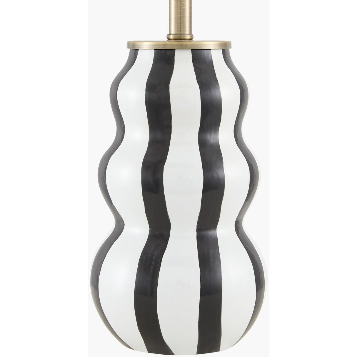 Modern European furniture - Wavy Stripes Ceramic Table Lamps (2) - www.oroa.com