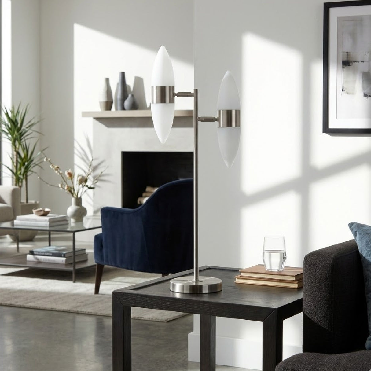 Modern European furniture - Modern Dual Light Table Lamp - www.oroa.com