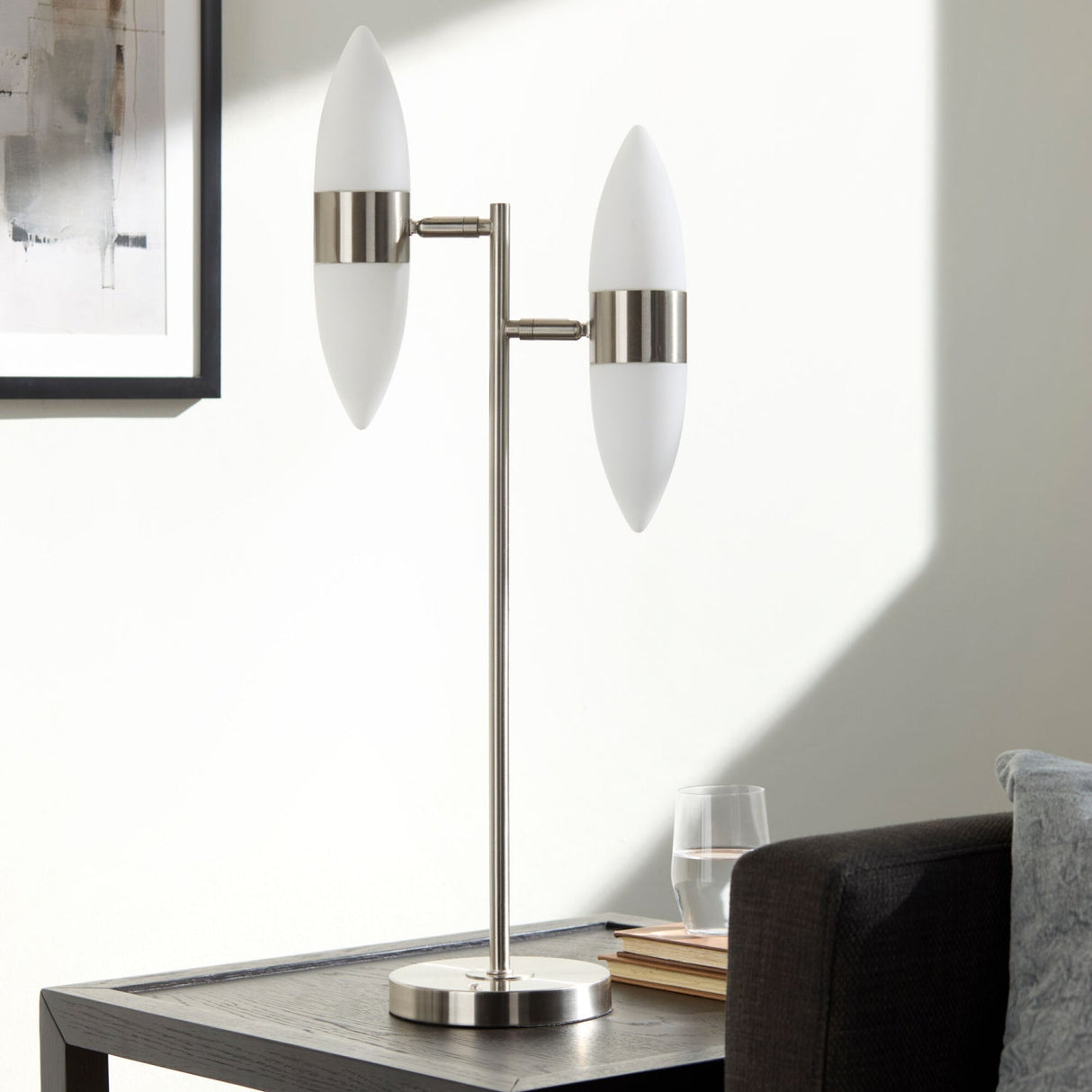 Modern European furniture - Modern Dual Light Table Lamp - www.oroa.com
