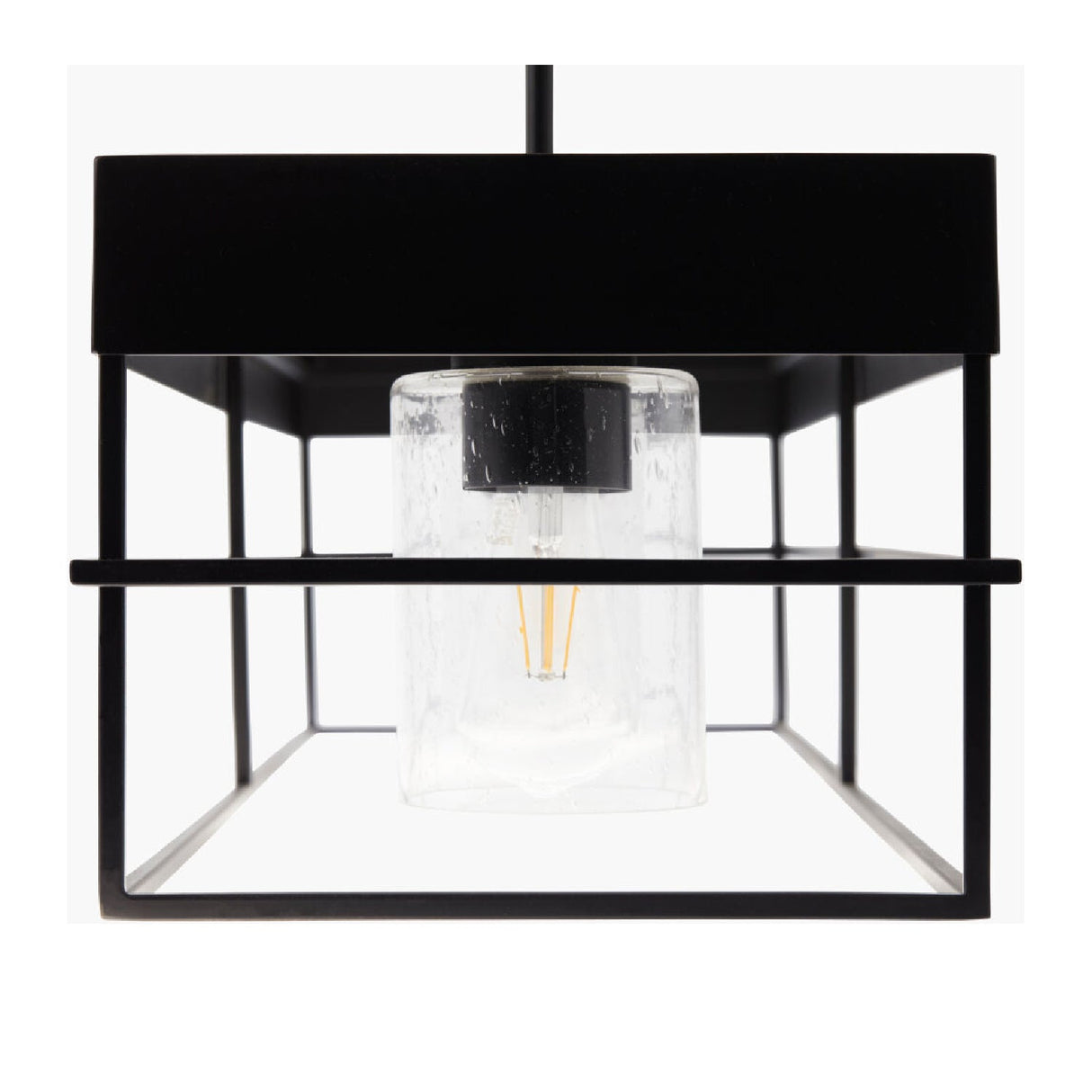 Modern European furniture - Black Framed 4-Light Linear Chandelier - www.oroa.com