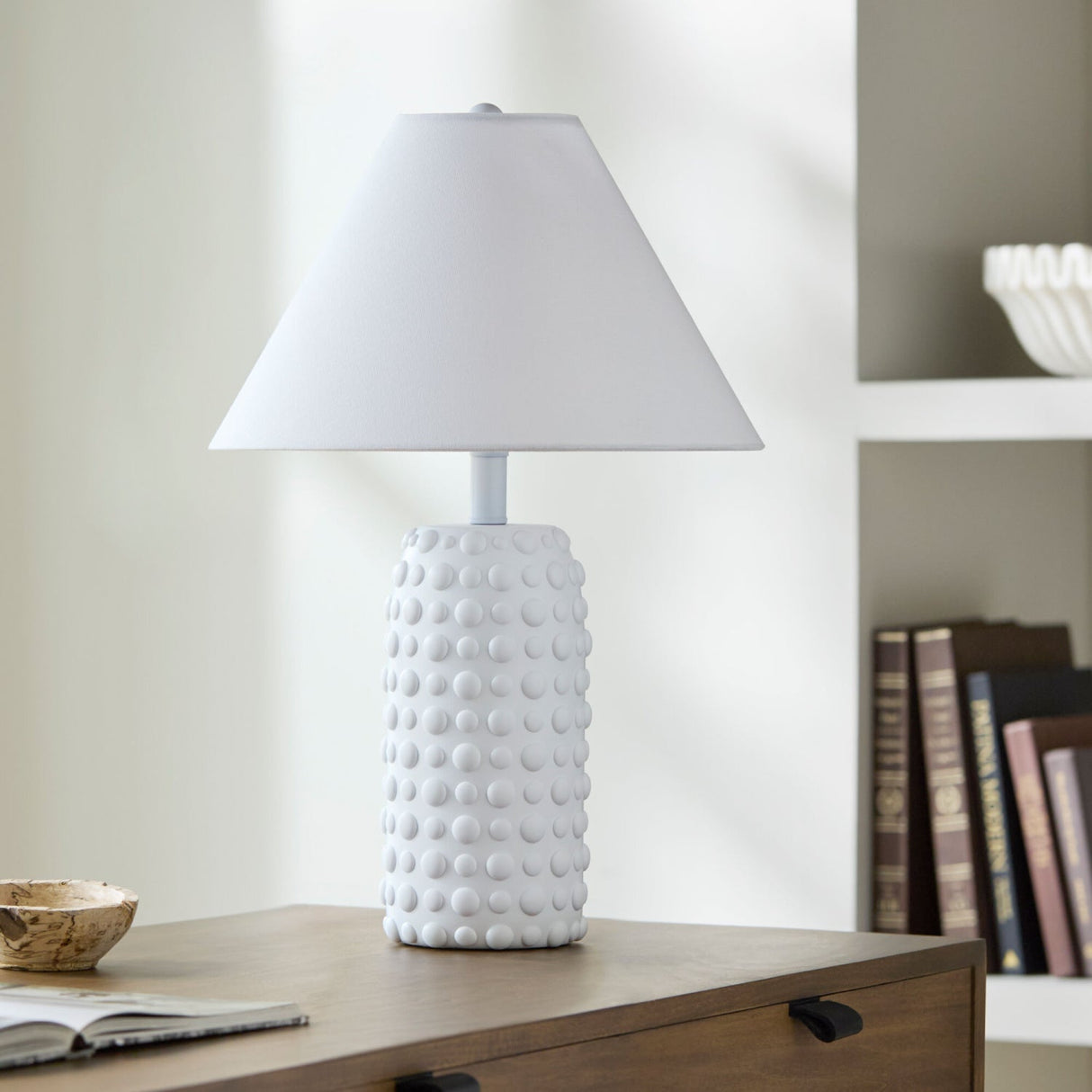 Modern European furniture - Bobbled Base Accent Table Lamp - www.oroa.com