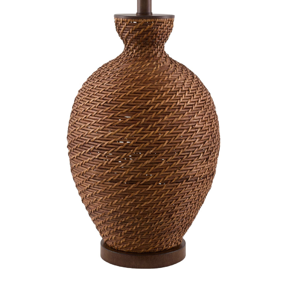 Modern European furniture - Painted Rattan Accent Table Lamp - www.oroa.com
