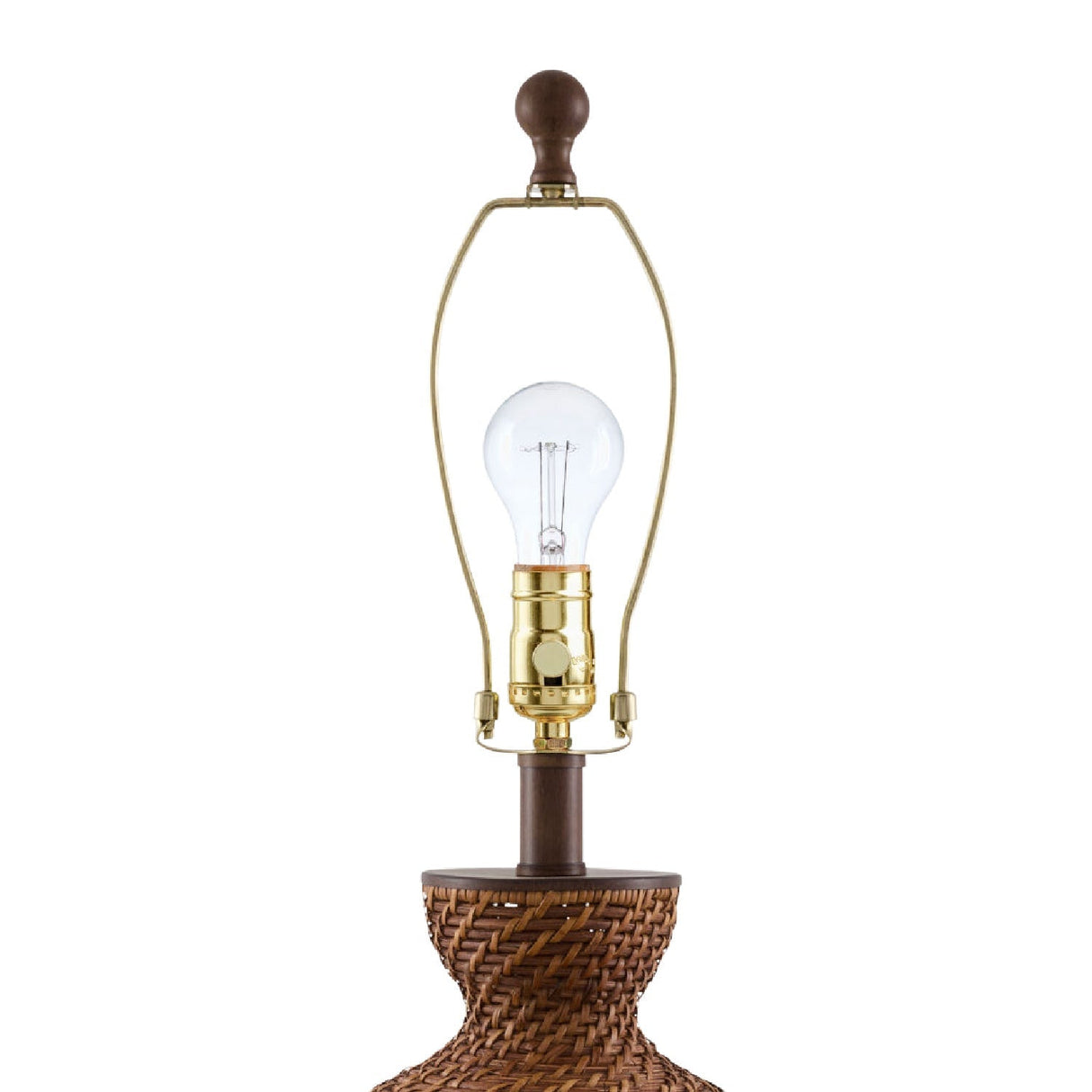 Modern European furniture - Painted Rattan Accent Table Lamp - www.oroa.com