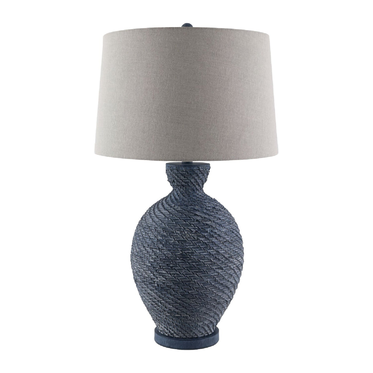 Modern European furniture - Painted Rattan Accent Table Lamp - www.oroa.com