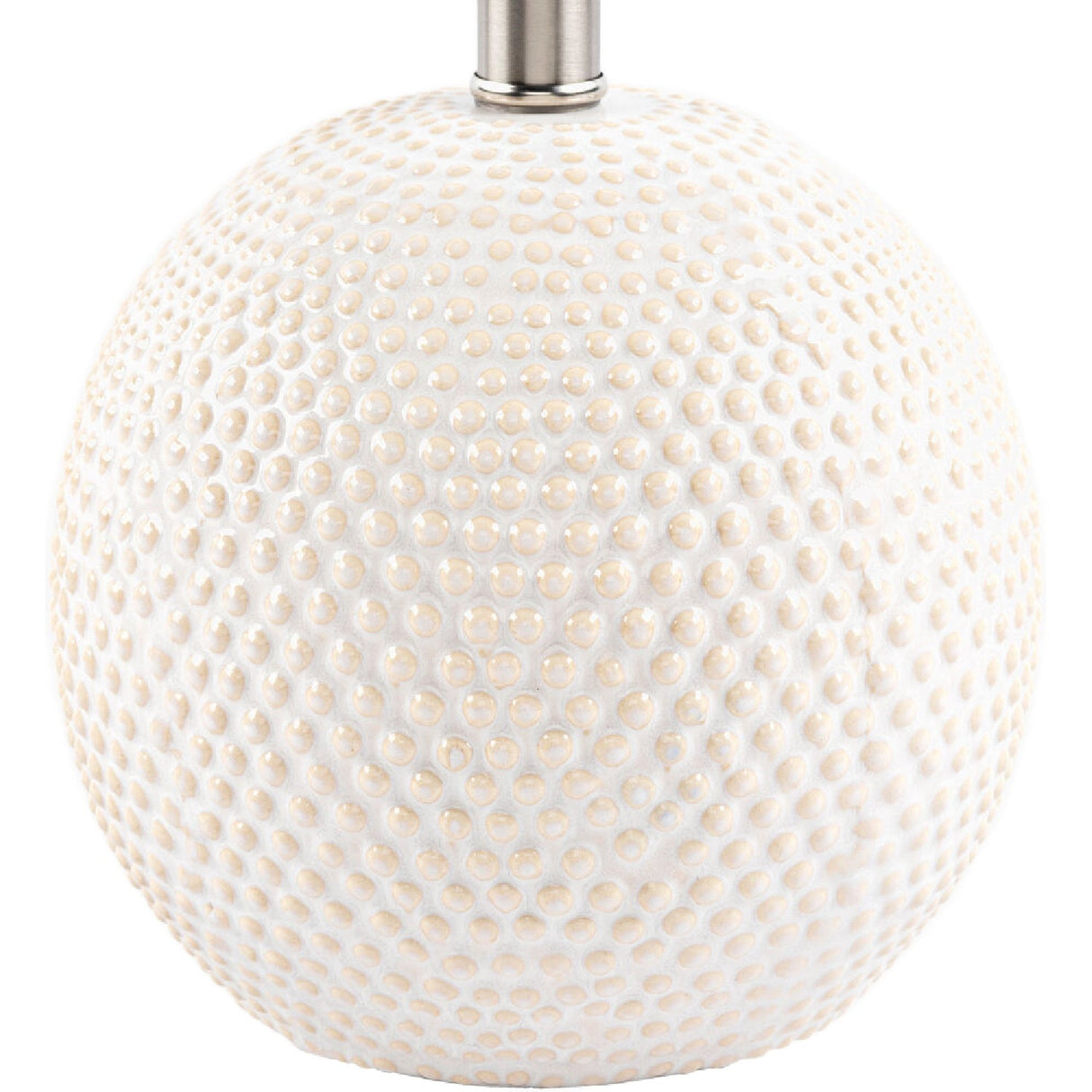 Modern European furniture - Glazed Beige Ceramic Table Lamp - www.oroa.com