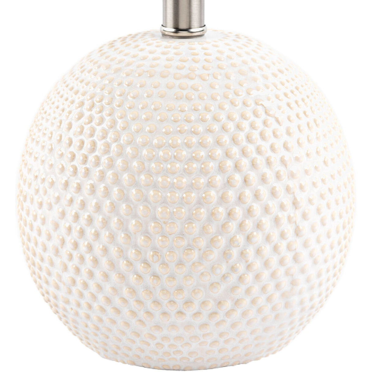 Modern European furniture - Glazed Beige Ceramic Table Lamp - www.oroa.com