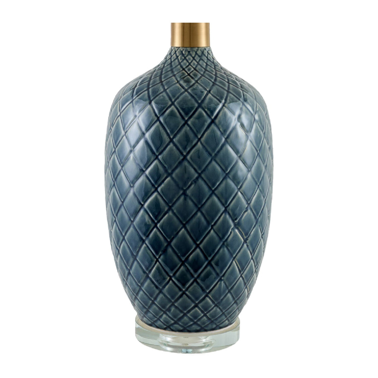 Modern European furniture - Carved Ceramic Linen Table Lamp - www.oroa.com