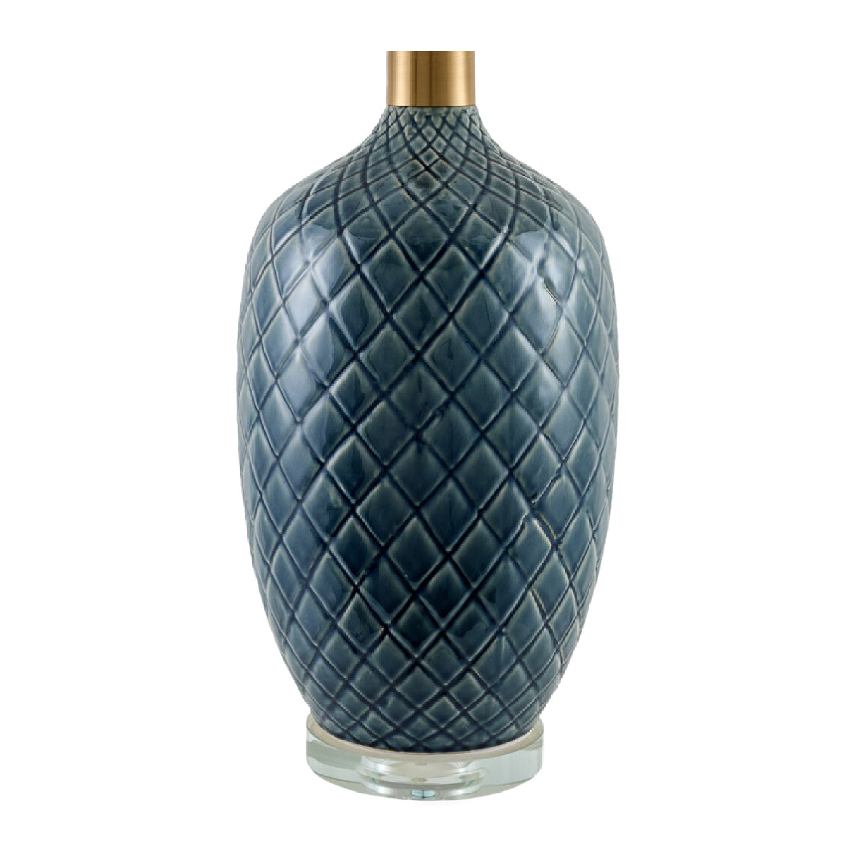 Modern European furniture - Carved Ceramic Linen Table Lamp - www.oroa.com