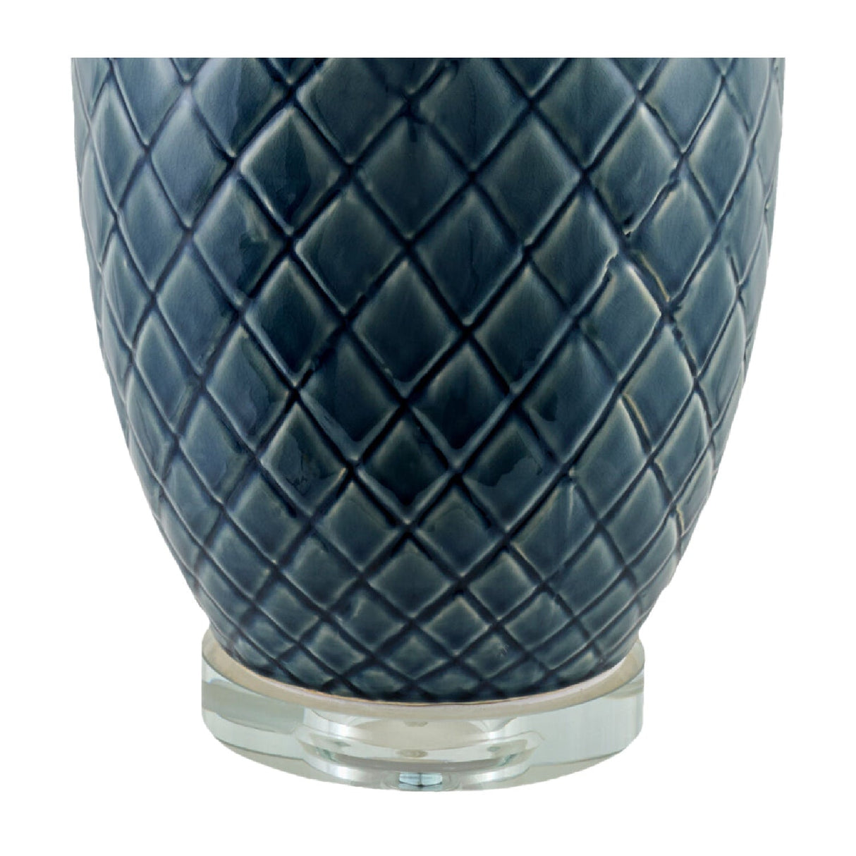 Modern European furniture - Carved Ceramic Linen Table Lamp - www.oroa.com