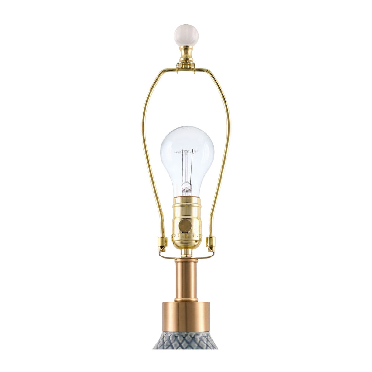 Modern European furniture - Carved Ceramic Linen Table Lamp - www.oroa.com