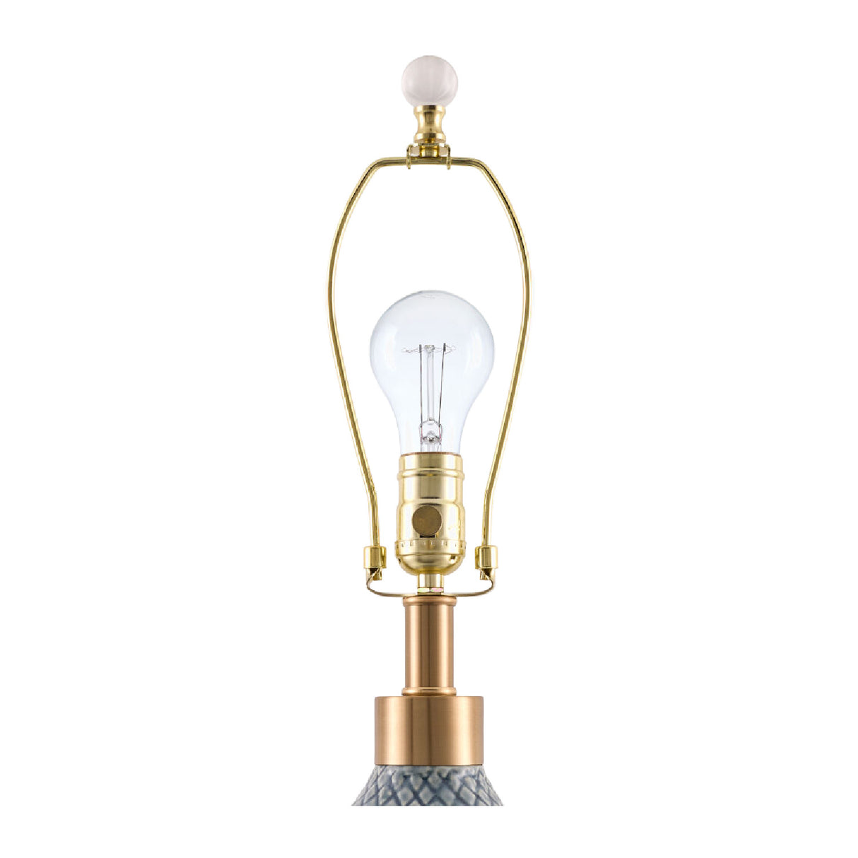 Modern European furniture - Carved Ceramic Linen Table Lamp - www.oroa.com