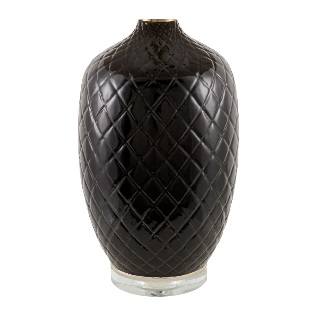 Modern European furniture - Carved Ceramic Linen Table Lamp - www.oroa.com