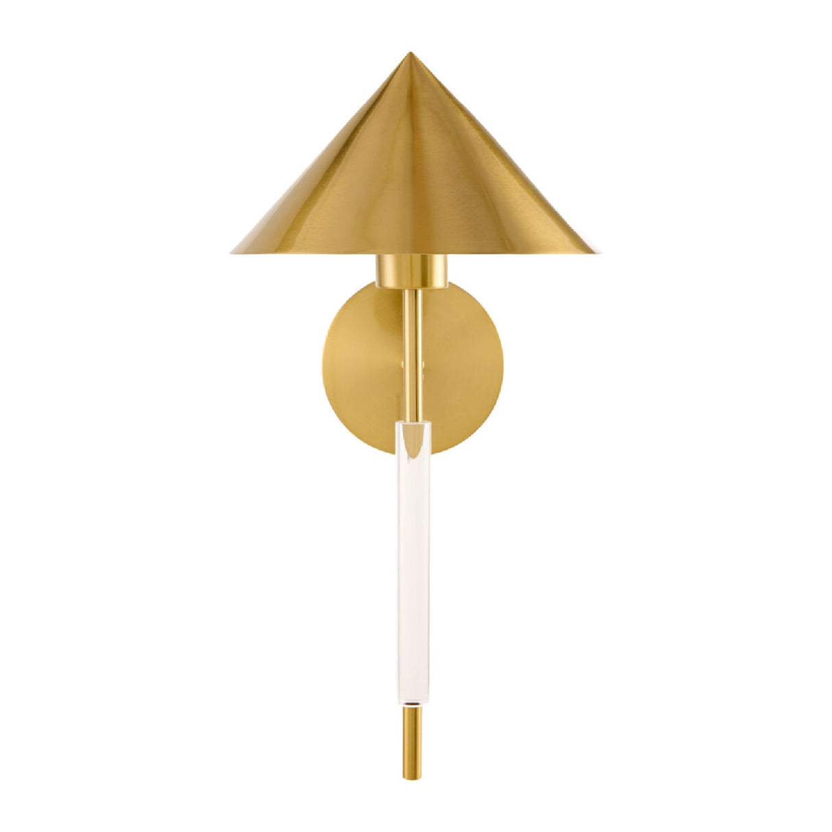 Modern European furniture - Conical Gold Wall Lamp - www.oroa.com