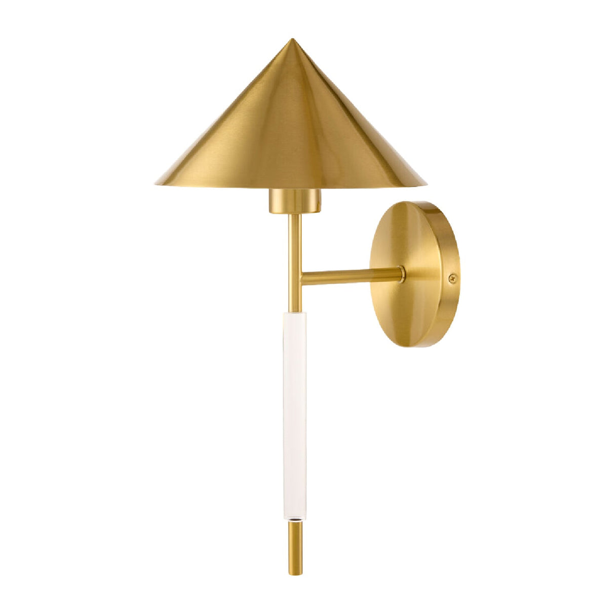 Modern European furniture - Conical Gold Wall Lamp - www.oroa.com
