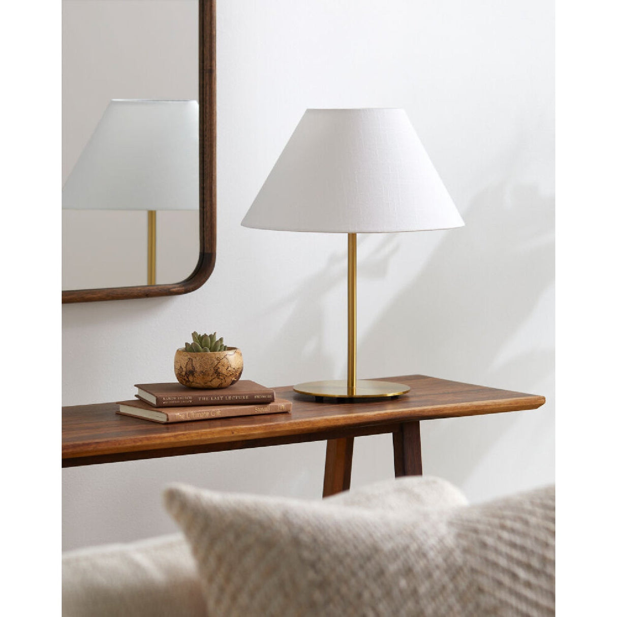 Modern European furniture - White Empire Linen Wall Lamp - www.oroa.com