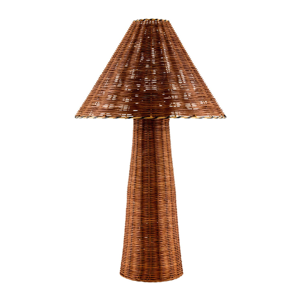 Modern European furniture - Empire Brown Rattan Table Lamp - www.oroa.com