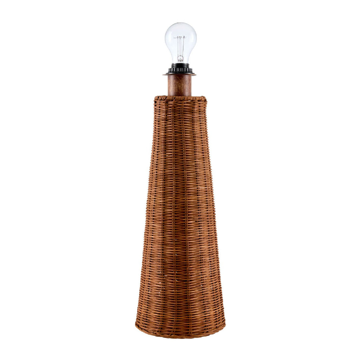 Modern European furniture - Empire Brown Rattan Table Lamp - www.oroa.com